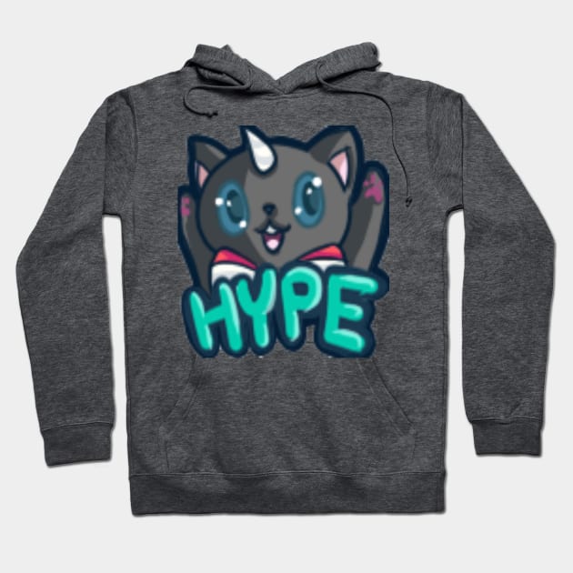 KITTY HYPE Hoodie by Gravitykitty